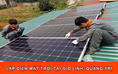 Lắp điện mặt trời tại Gio Linh
