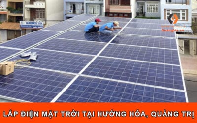 Lắp điện mặt trời tại hướng Hóa
